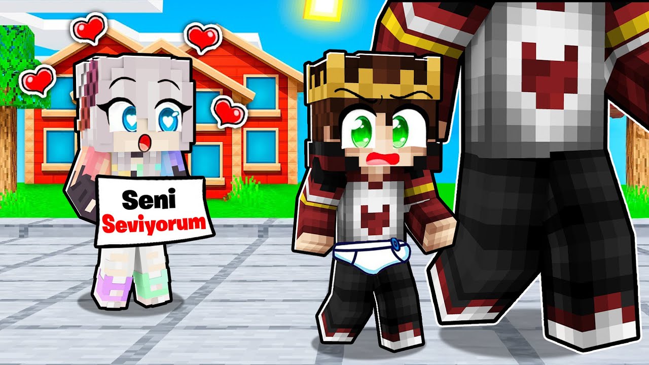 OKULDAKİ KIZ BEBEK BANA AŞIK OLDU 😍❤️ - Minecraft