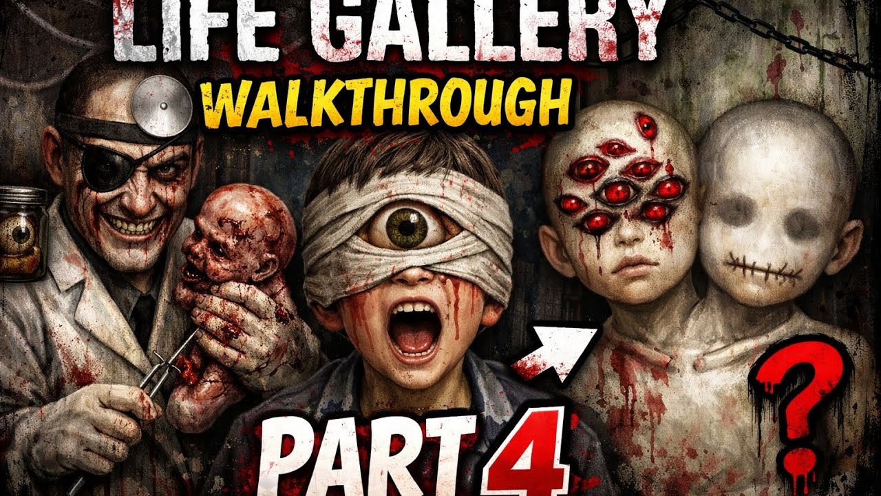 Life Gallery Game Walkthrough part 4 🖼️ #gaming #horror #trending #youtube #scary #viral #games #fun