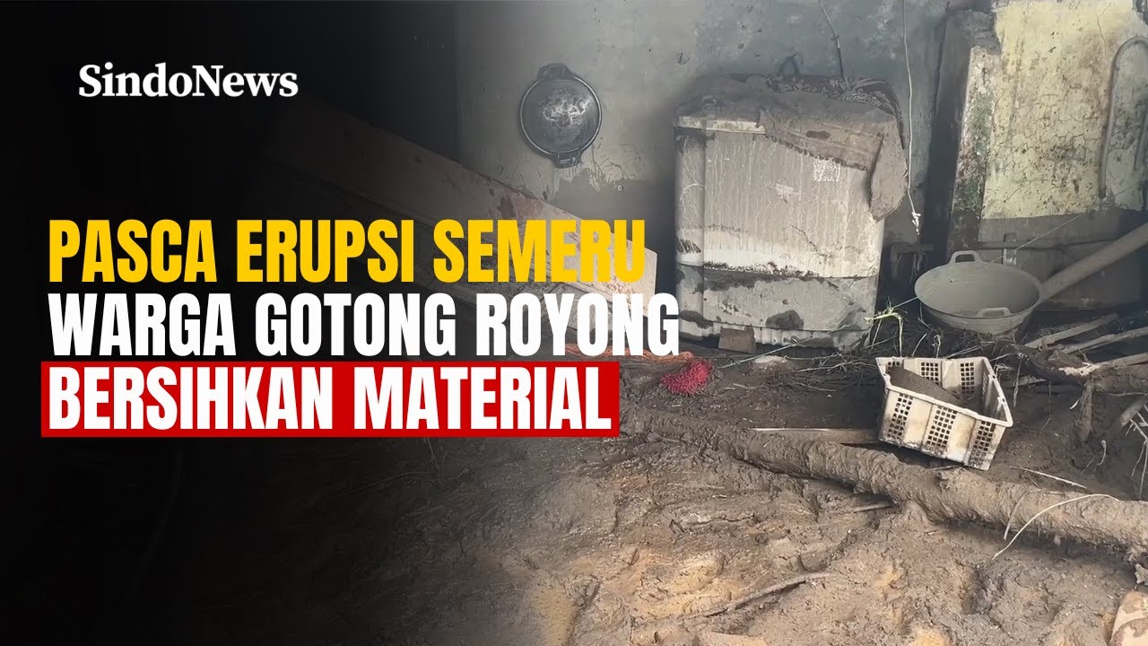 Kondisi Terkini Semeru: Dua Dusun Mulai Dibersihkan Usai Erupsi | Sindo Trending