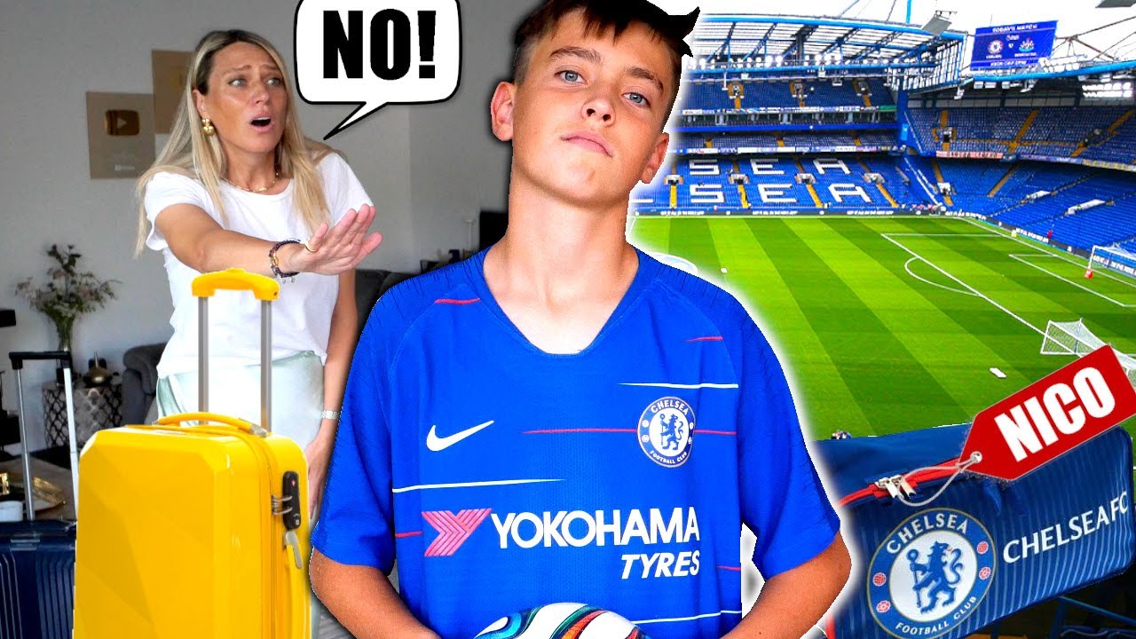 NICO SE VA DE CASA FICHADO POR EL CHELSEA FC (BROMA A VANESA)