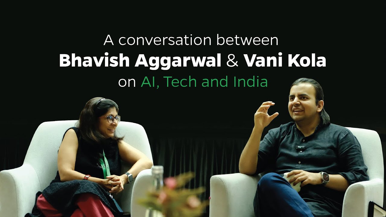 Bhavish Aggarwal in Conversation with Vani Kola on the Future of Tech in India