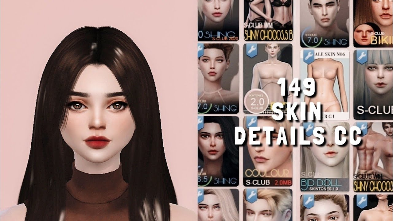 The Sims 4 | 149 SKIN DETAILS CC FINDS | + CC Links | Showcase | #2
