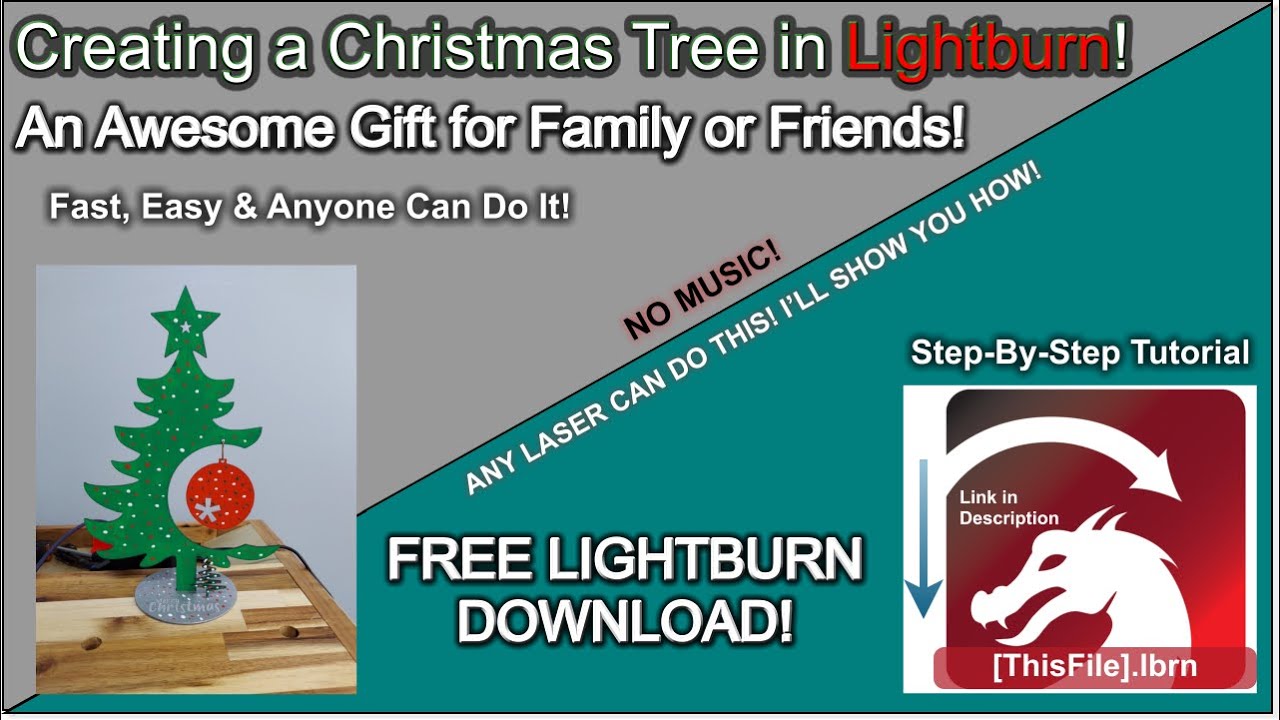 🎄 Making a Wooden Christmas Tree with a Diode Laser!