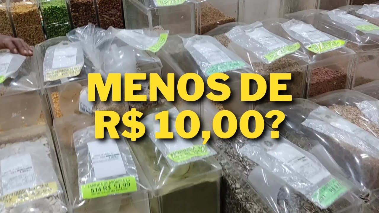 Comprei Tudo Isso Por MENOS de R$10 na Zona Cerealista!