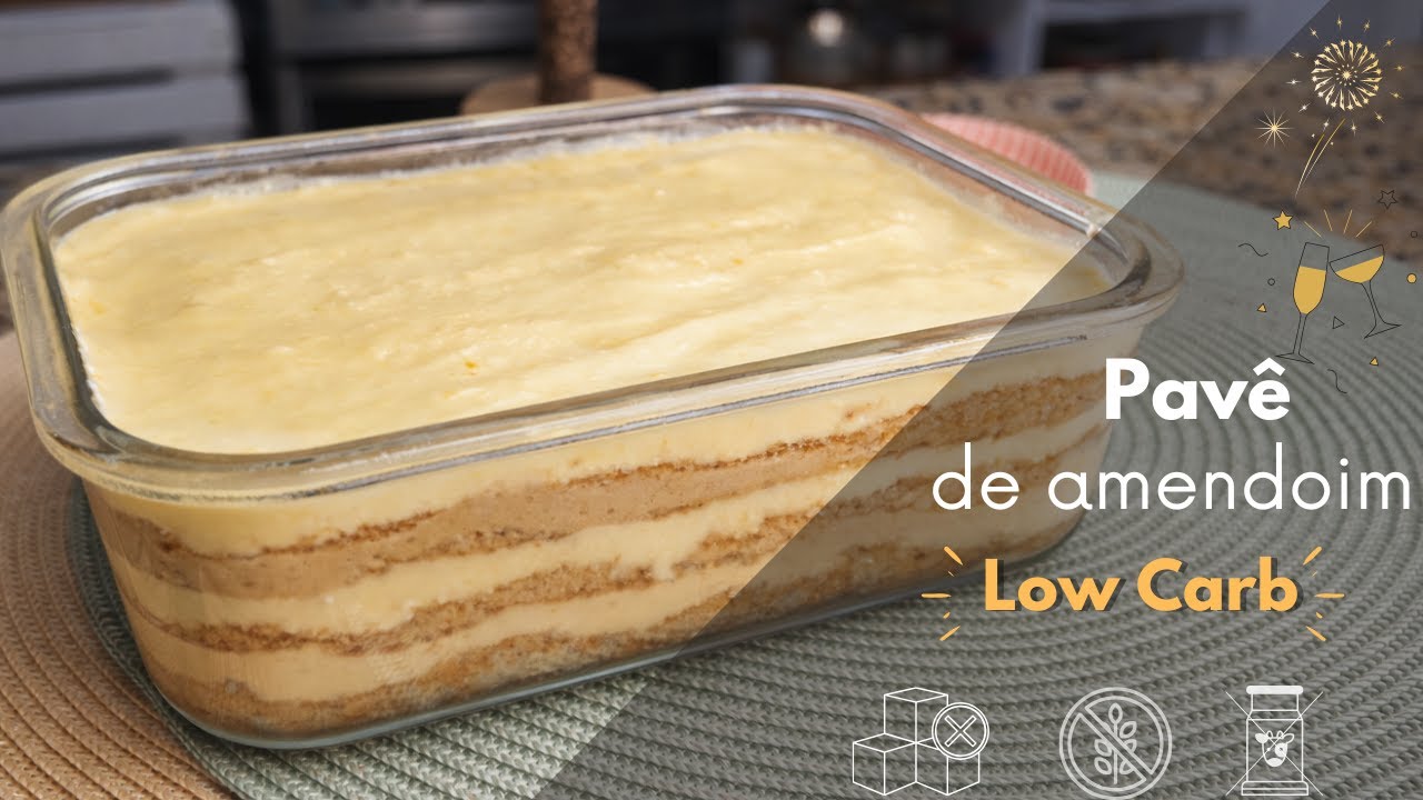 PAVÊ LOW CARB, SOBREMESA DE ANO NOVO SEM AÇÚCAR, SEM FARINHA E SEM LEITE. IDEAL PARA DIABÉTICOS