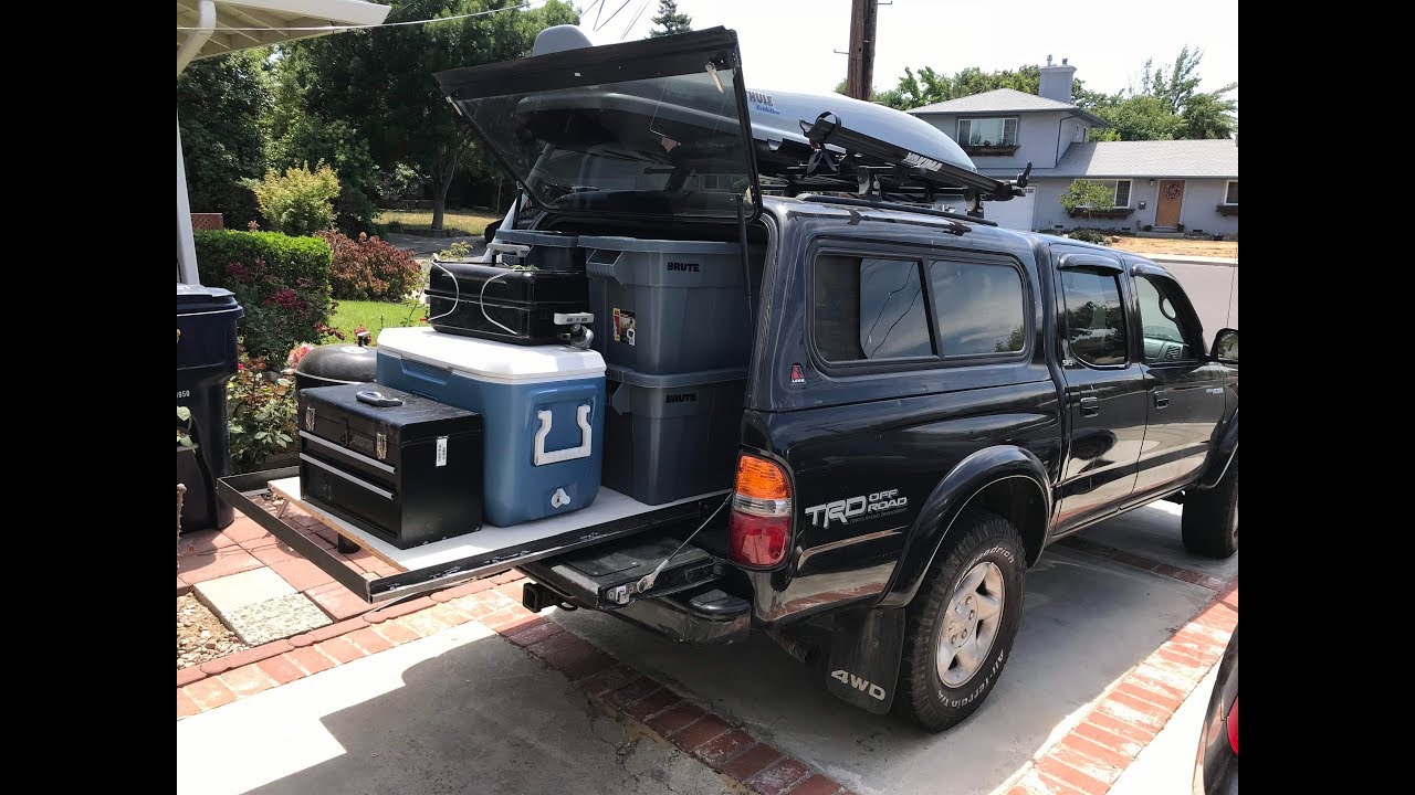 DIY truck bed slide for 2001 Toyota Tacoma