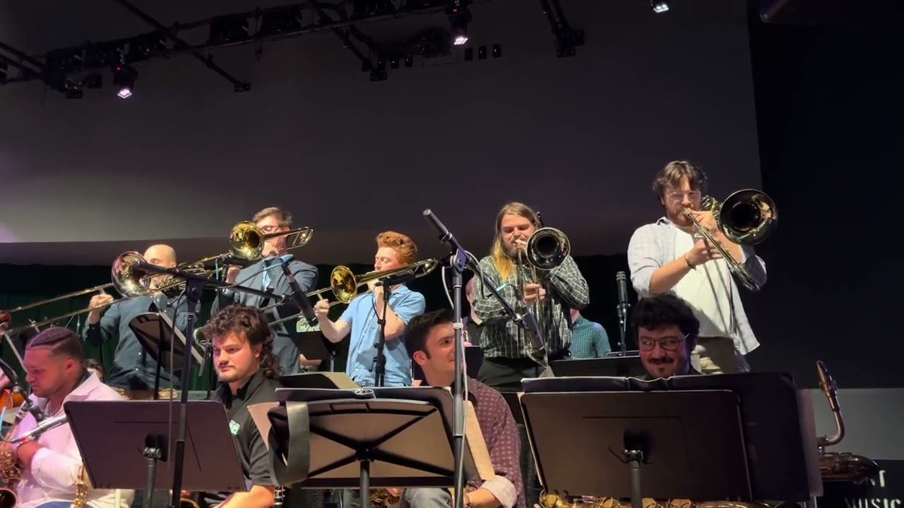 One O' Clock Lab Band - March of the Tadpoles by Toshiko Akiyoshi (trombone feature)