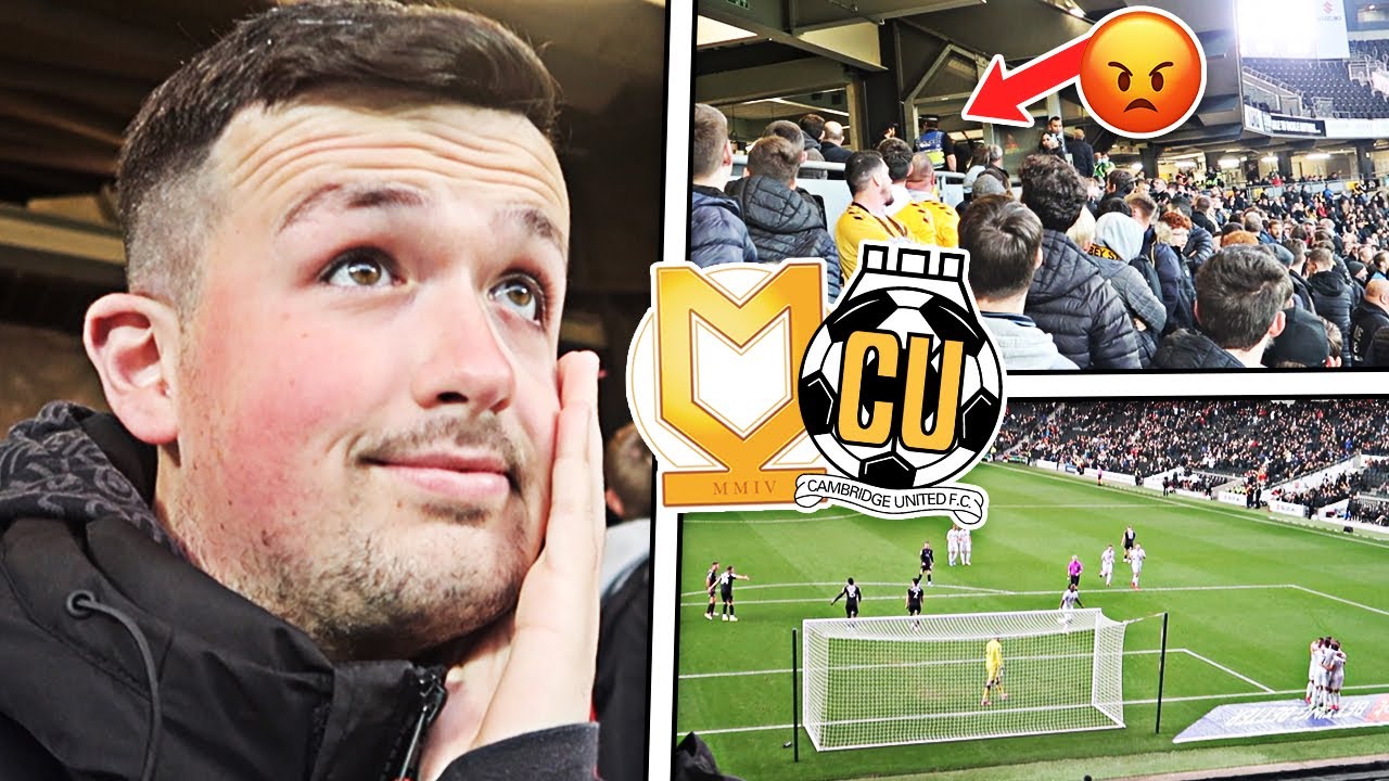 FANS KICK OFF & HILARIOUS SCENES | MK DONS 4-1 CAMBRIDGE UNITED