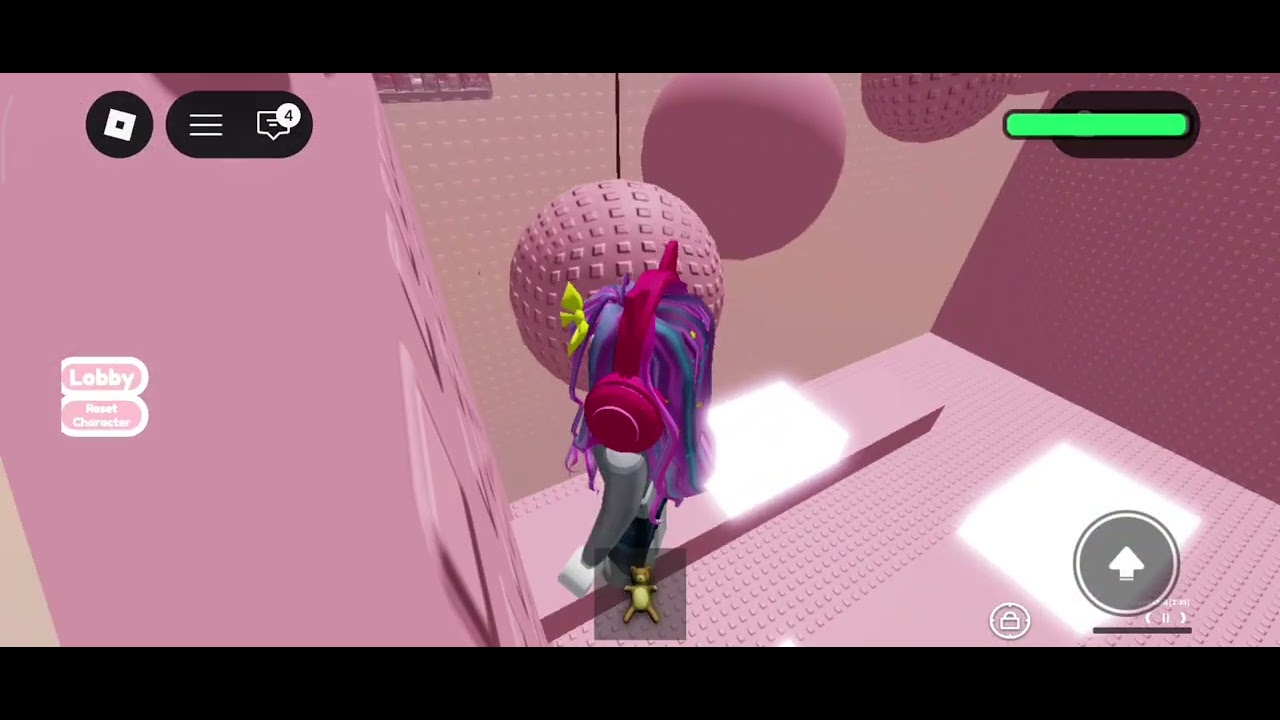 Just a noob playing an obby game