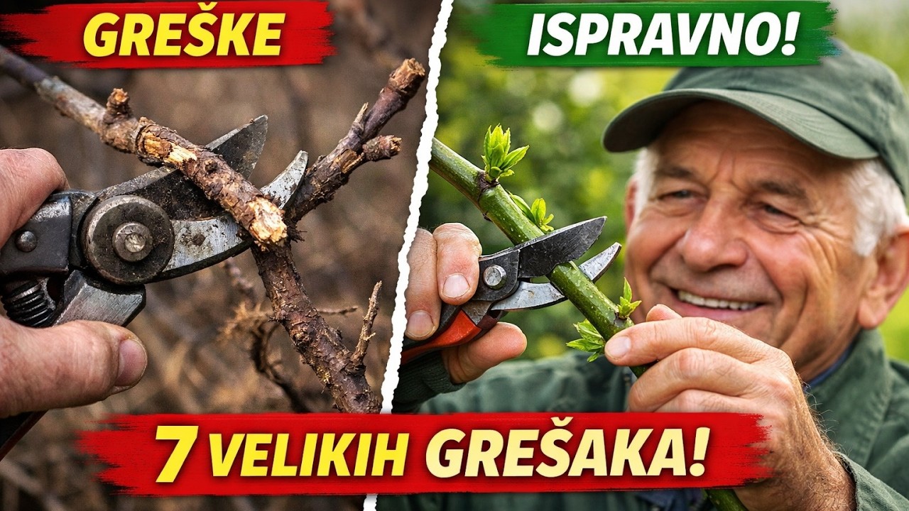 Martovsko Orezivanje: 7 GREŠAKA Koje Vam Uništavaju Voćnjak!  vườn