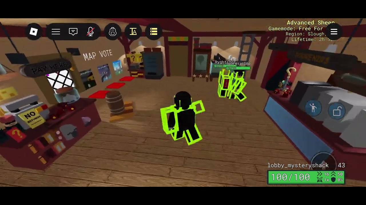 Playing item asylum