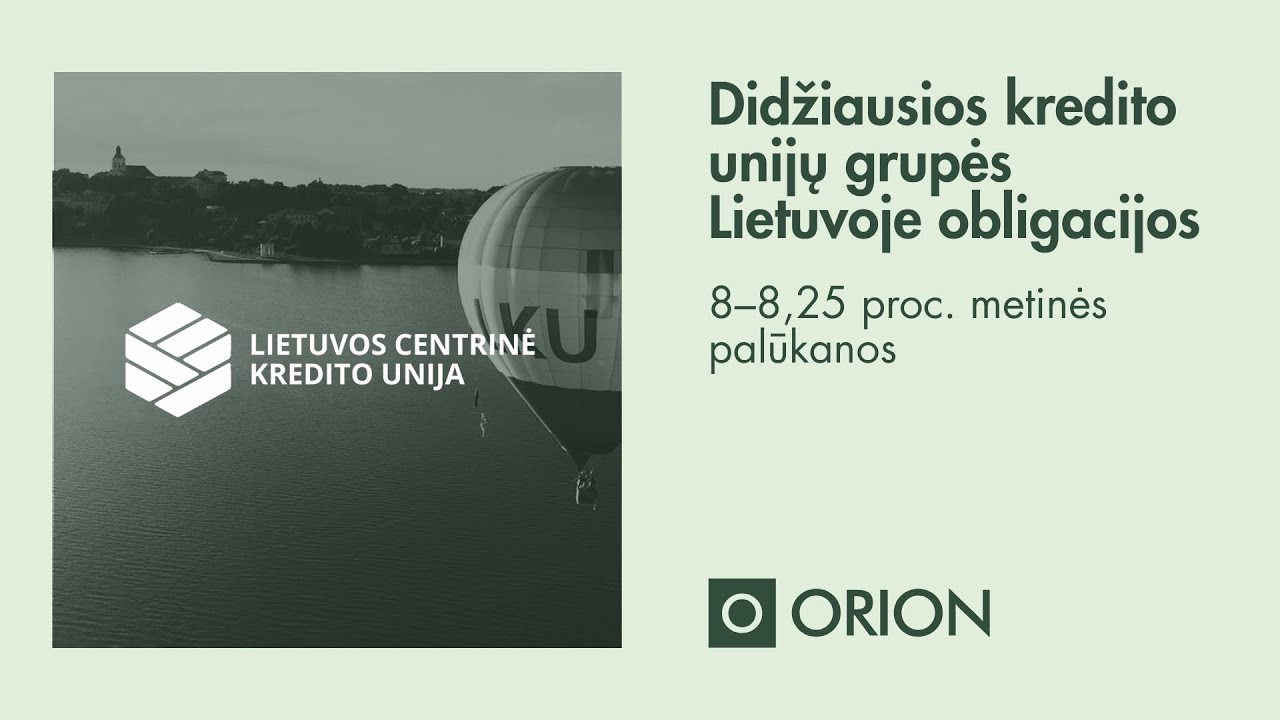 Lietuvos centrinė kredito unija | 8-8,25 % obligacijų emisija | Pristatymas investuotojams
