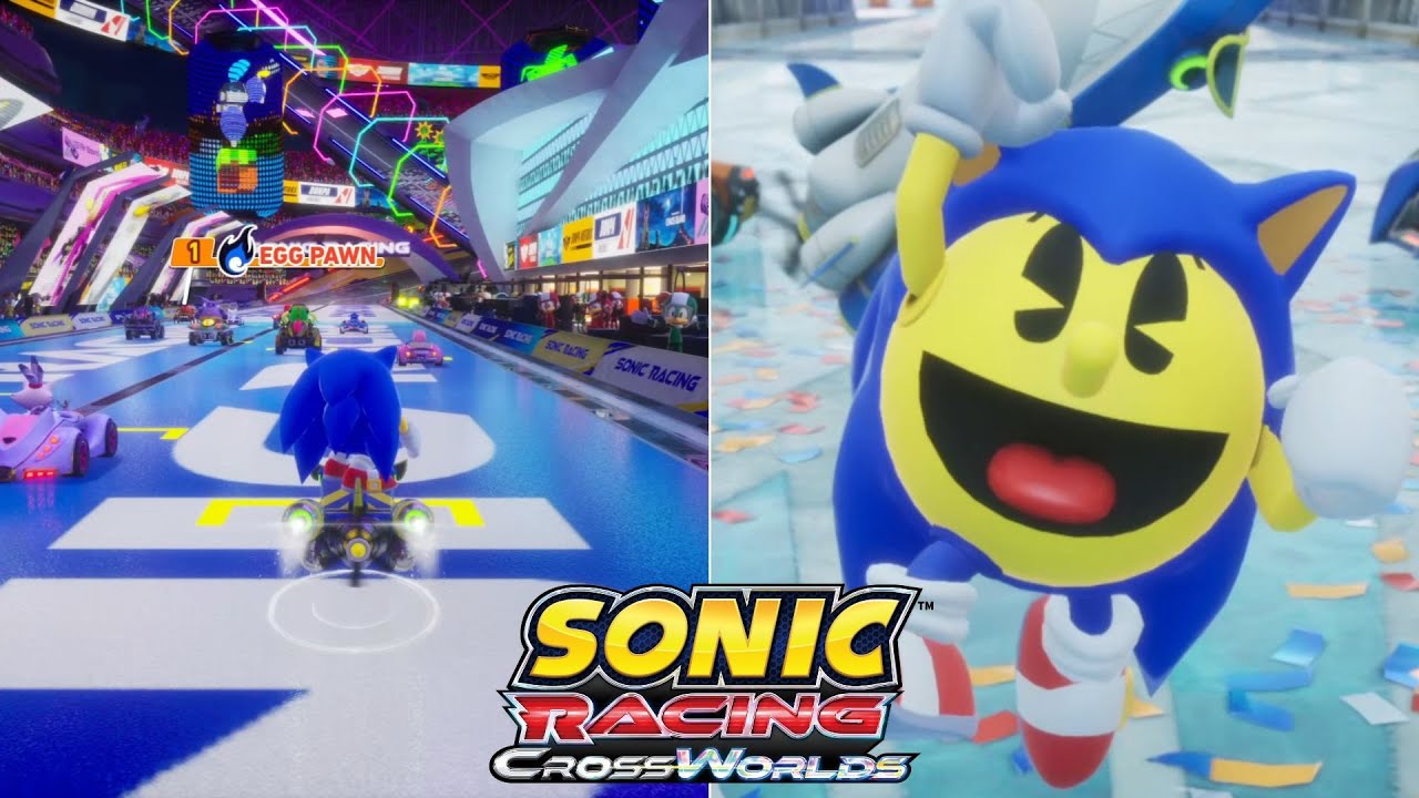 If Sonic Pac-Man Was In Sonic Racing: CrossWorlds