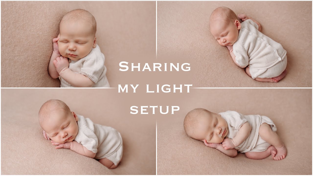 Part 2 - How to photograph a NEWBORN baby - My LIGHT SETUP & use of light as a newborn photographer