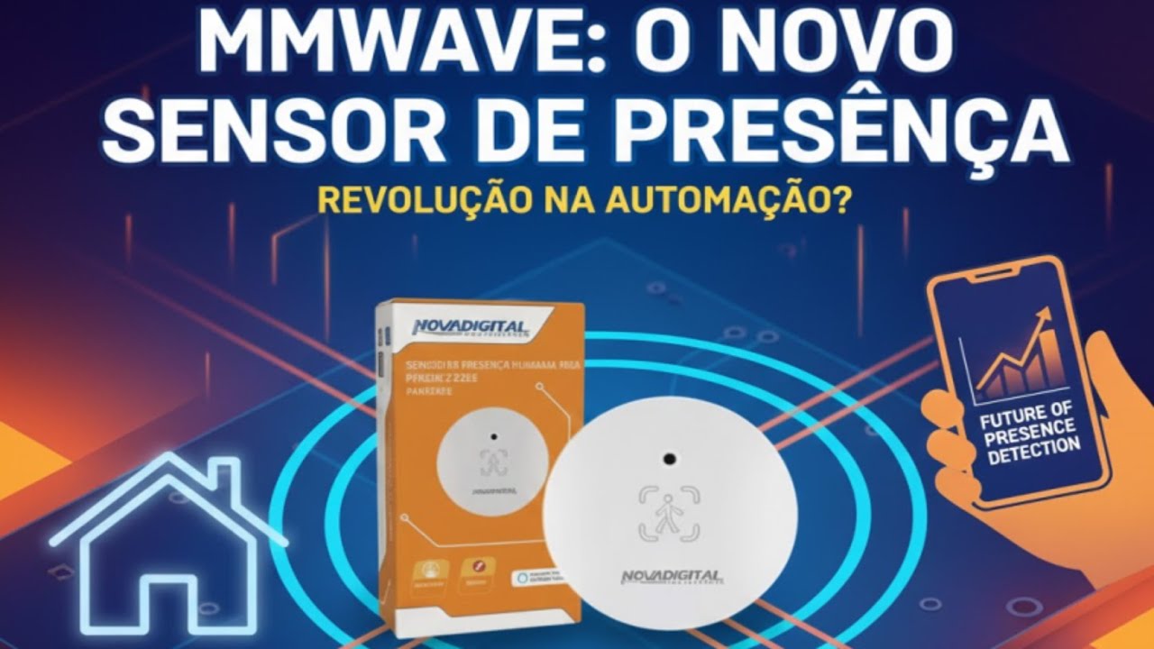 Sensor de presença  ZigBee Wifi 24G MmWave