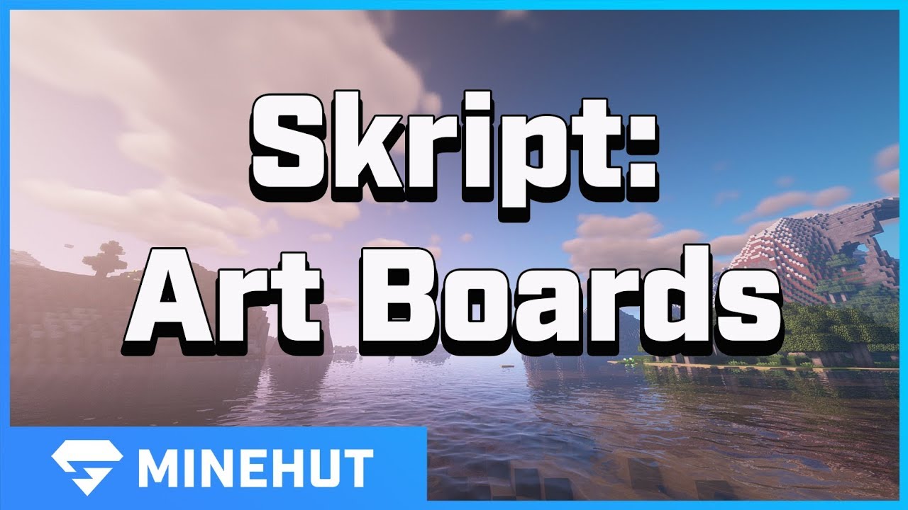 How To Make Art Boards in Skript | Minehut 101
