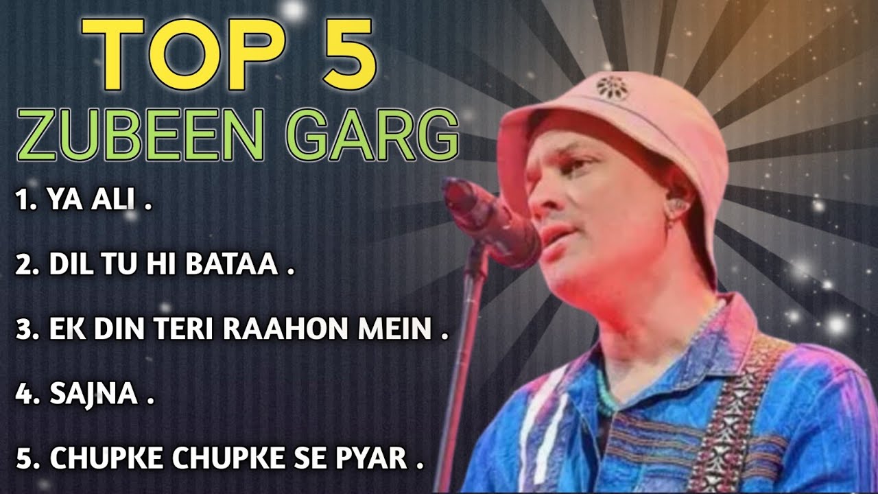 Top 5 Zubeen Garg Hindi Songs / Zubeen Garg Song .
