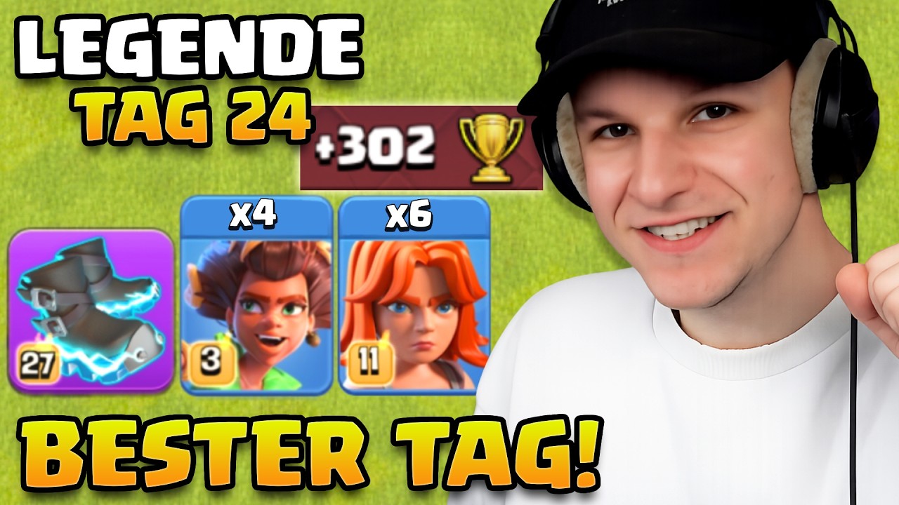 BESTER TAG! 😍 ALLE Angriffe [Tag 24] 🏆 Legenden Liga Push | byHenrik Clash of Clans Highlights