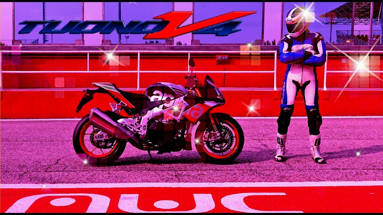 Aprilia Tuono V4 1100 Factory a Misano World Circuit yt