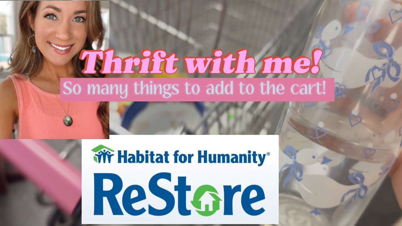 Благотворительная поездка в Habitat Restore || Столько всего в моей корзине!
