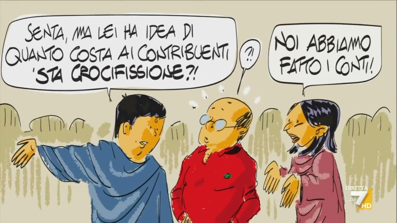 Il cartoon del Genio Makkox: 