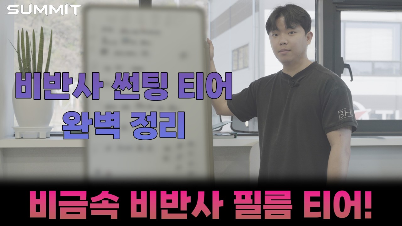 비반사 썬팅 티어 완벽 정리!!!