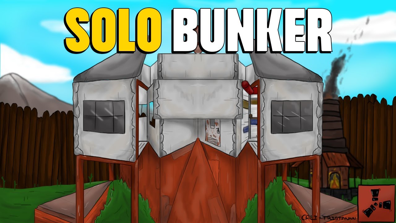 I Built the most perfect solo bunker base in Rust...