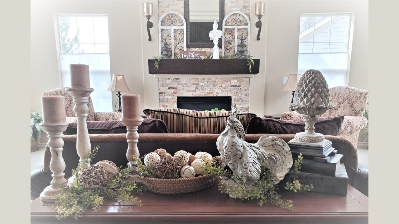 COZY PRE-FALL DECORATING - FRENCH COUNTRY/TUSCAN DECOR - DECORATE WITH ME