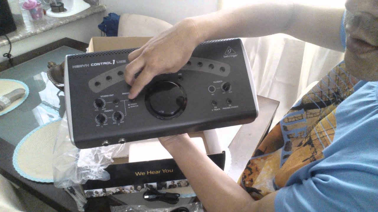 Unboxing Control 1 USB - Behringer VIEW