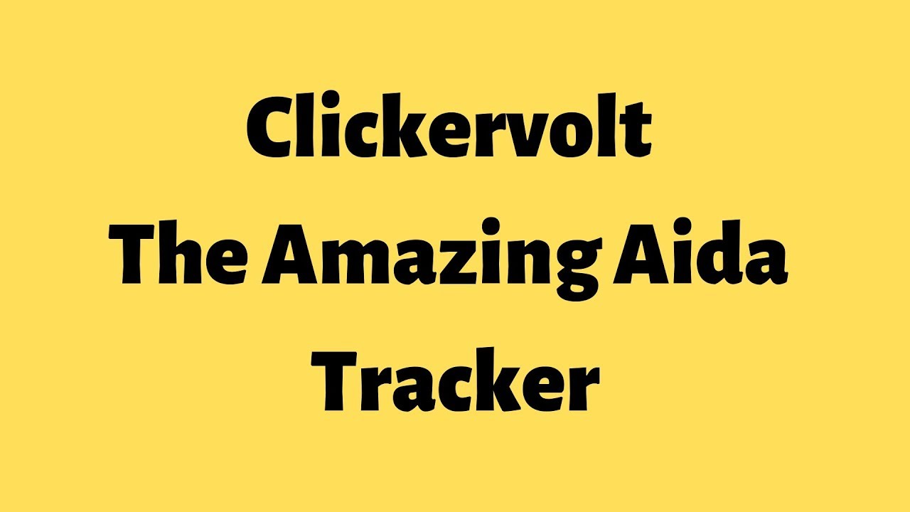 Clickervolt  - The Amazing Aida Tracker