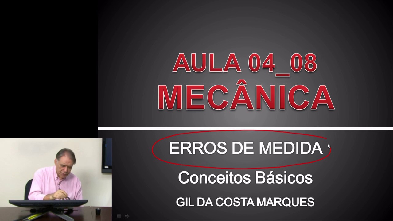 Tema 04 | Aula 08 - Erros de Medida