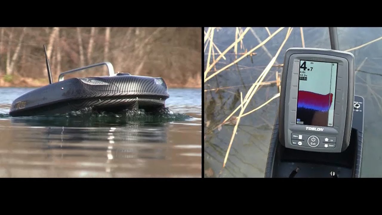 Toslon TF500 - Carplounge RT4 Baitboat by Patrick Scupin. Funkecholot, fishfinder, Echo
