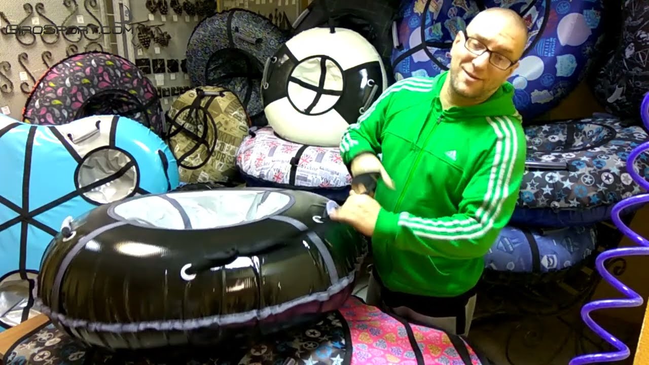 Как надуть тюбинг, если кажется, что камера маленькая:)
