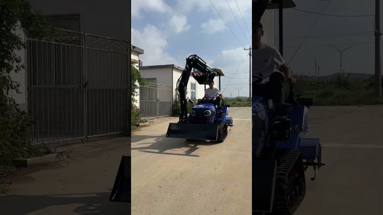 Wygląda jak zabawka, działa jak bestia. Ten ciągnik gąsienicowy to poważna sprawa w rolnictwie.