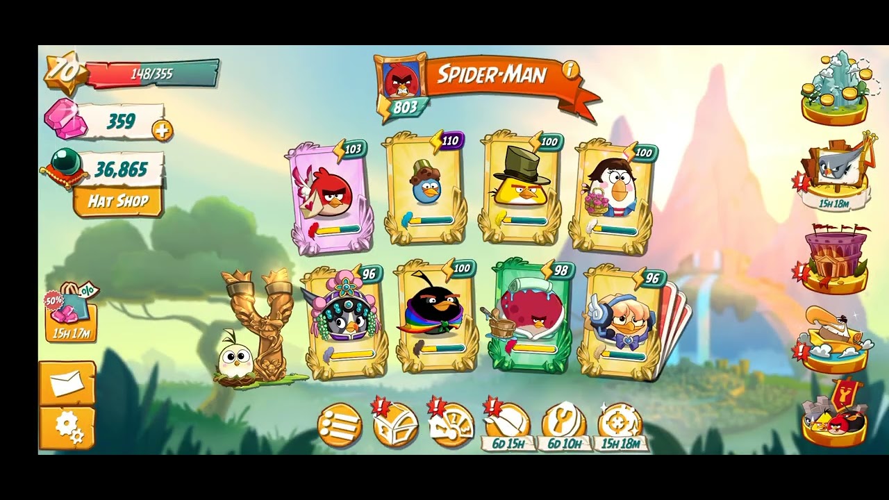 Angry Birds 2 | Tower of Fortune | Cyber Hat Set | Gameplay #115