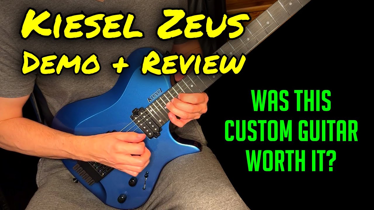 Kiesel Zeus Z6 Guitar - Demo & Review | Holdsworth Pickups