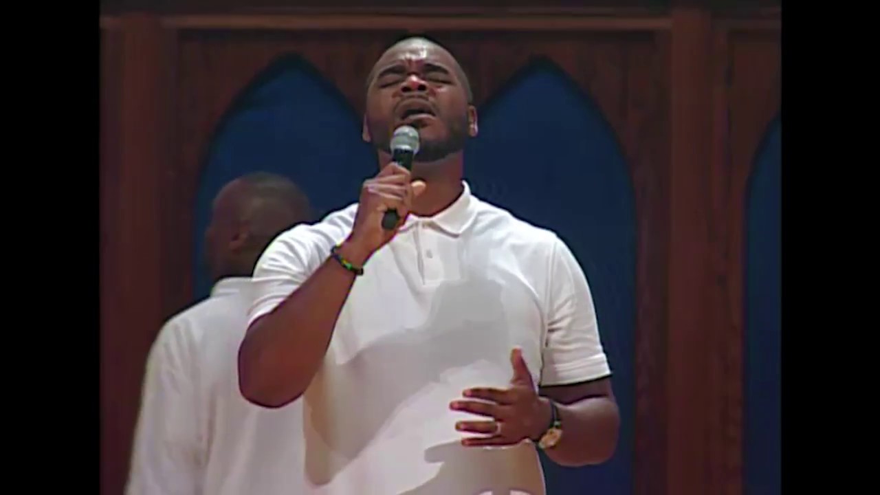 Men's Choir singing Speak to My Heart