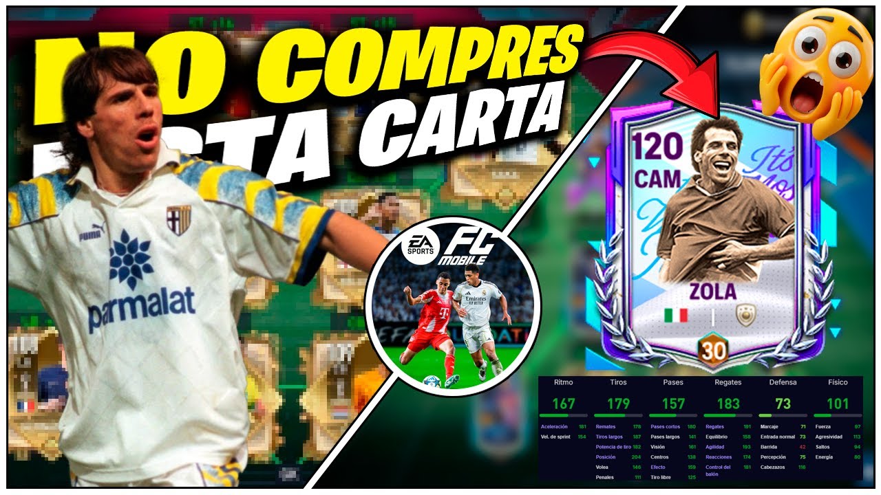 💀 La REALIDAD de GIANFRANCO ZOLA en el FC MOBILE