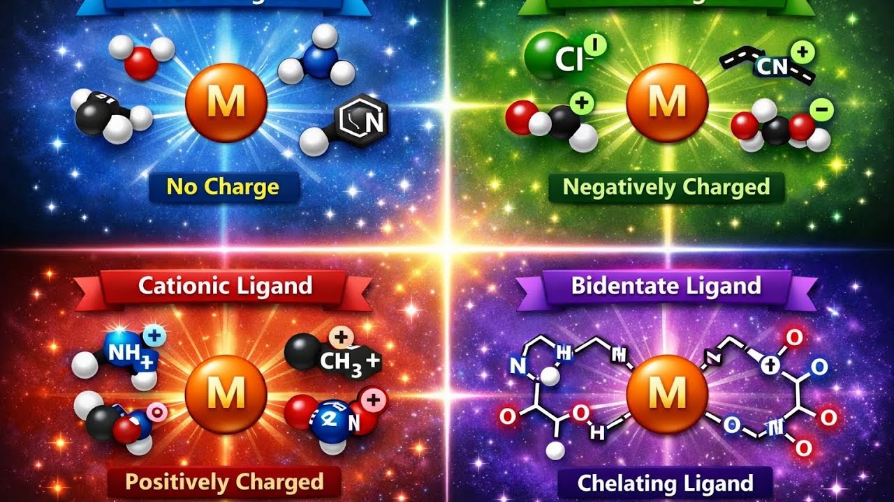 Coordination compound 12tl Classification of ligands on basis of charge part 4l Uppgt gic lecturer 