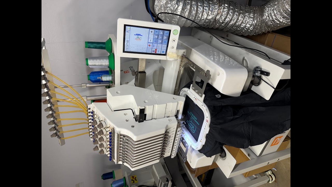 DIY Timing on Commercial Embroidery Machine Ricoma EM1010