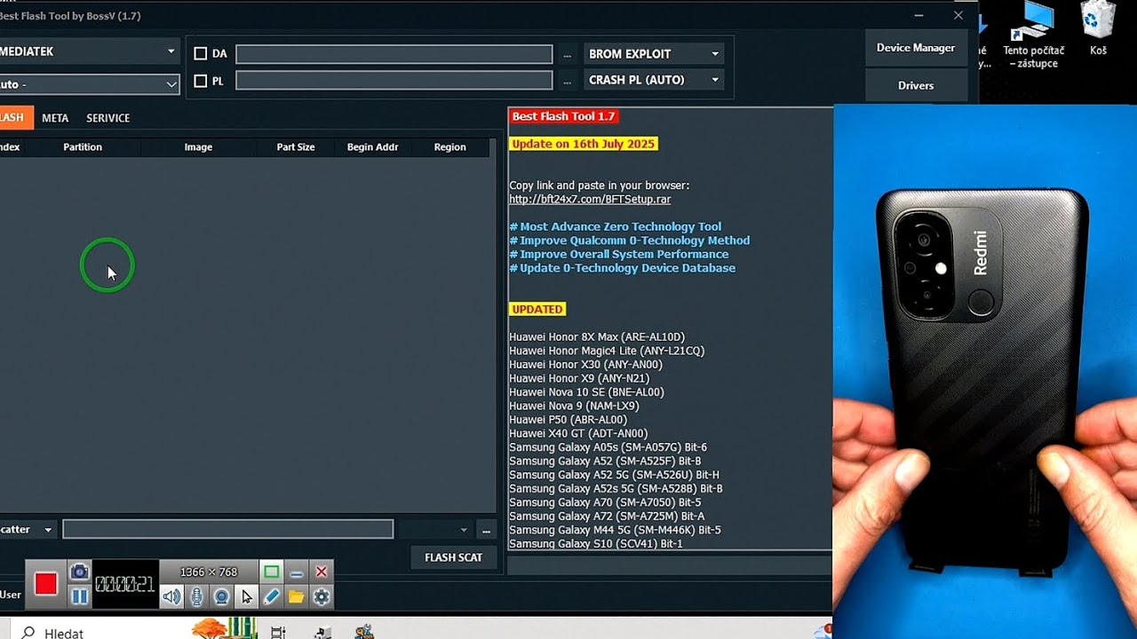 Xiaomi Redmi 12C remove Google Account FRP with Best Flash Tool by BossV