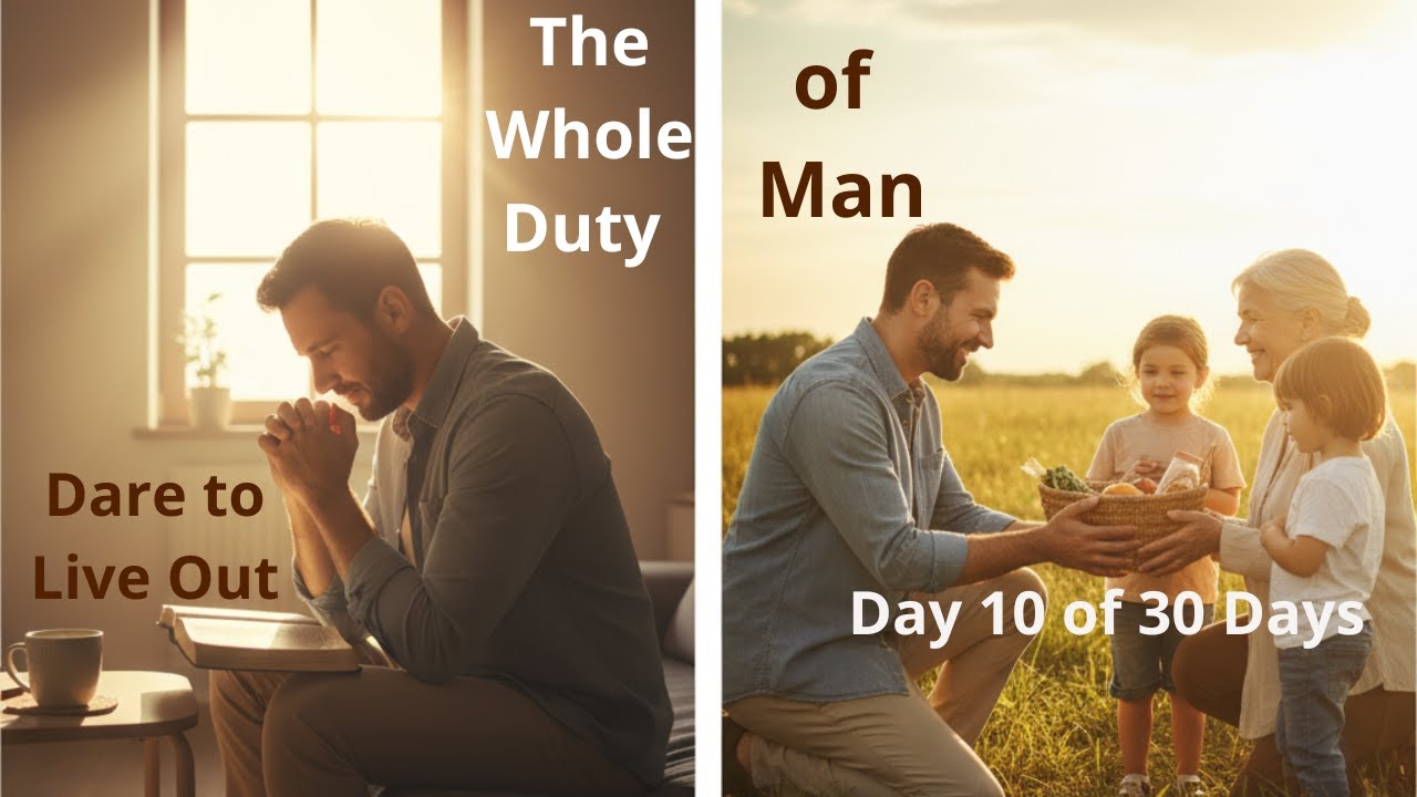 Day 10 of 30 days - Dare to Live Out – The Whole Duty of Man - Nov 10th