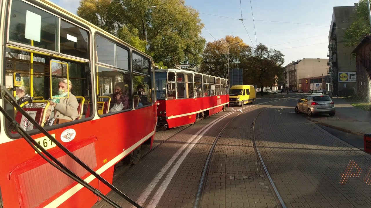 Tramwaje Śląskie - Linia 43 | Chorzów Batory Zajezdnia - Katowice Koszutka Słoneczna Pętla | CABVIEW