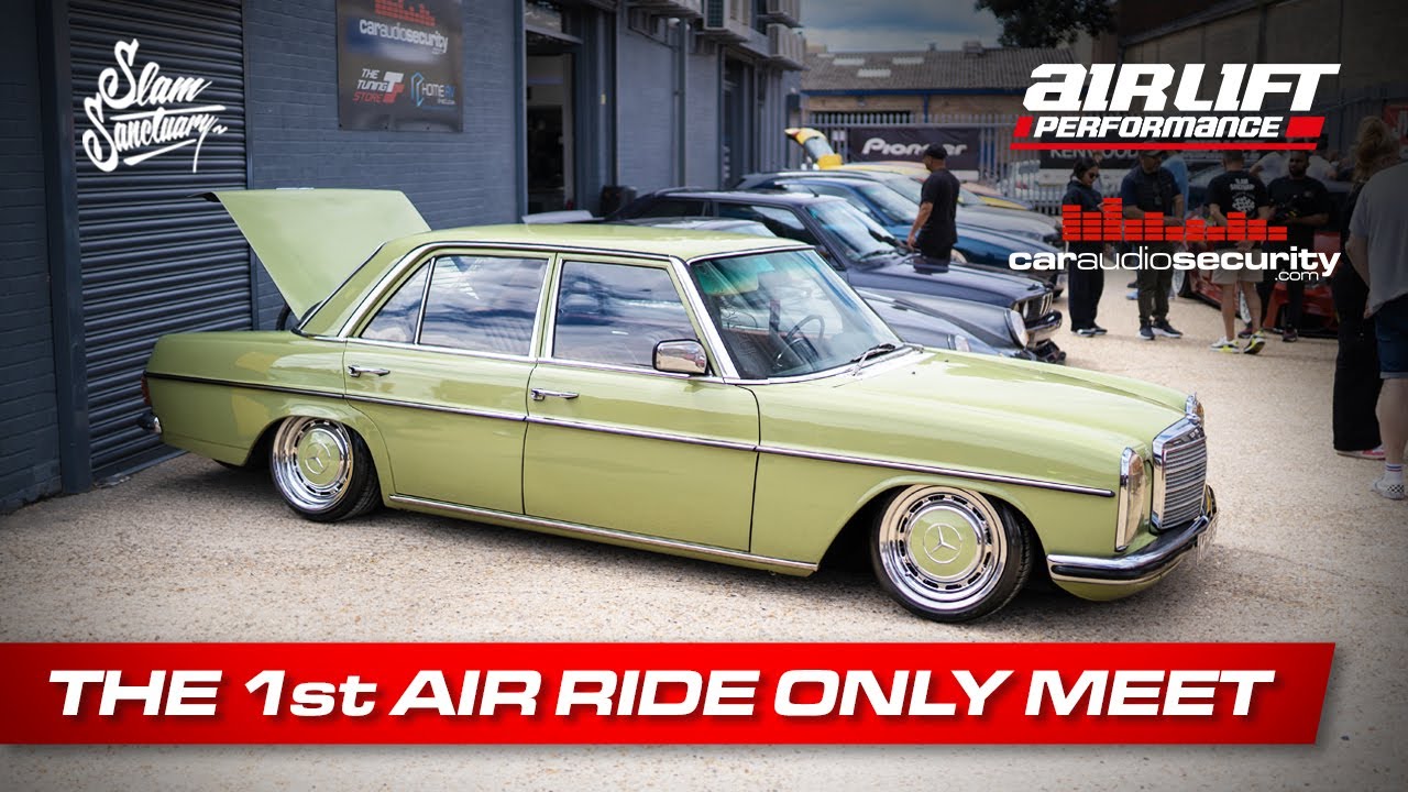 Первая в Великобритании встреча Air Ride Cars и Coffee с Airlift Performance | Автозвук и безопас...