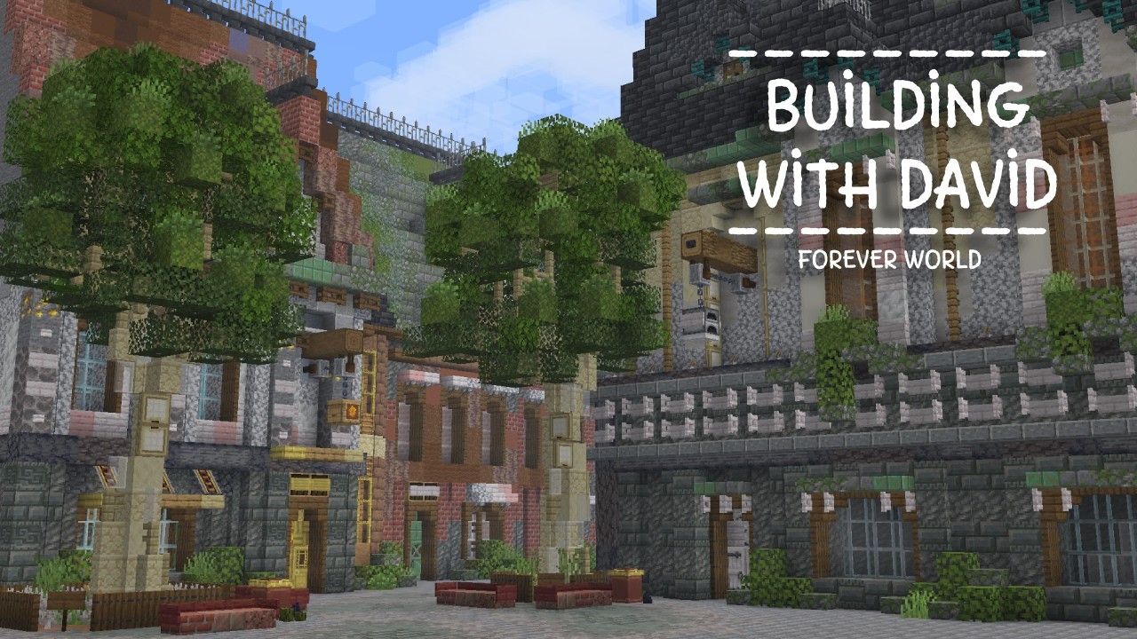 I expanded my CITY in my Minecraft FOREVER WORLD