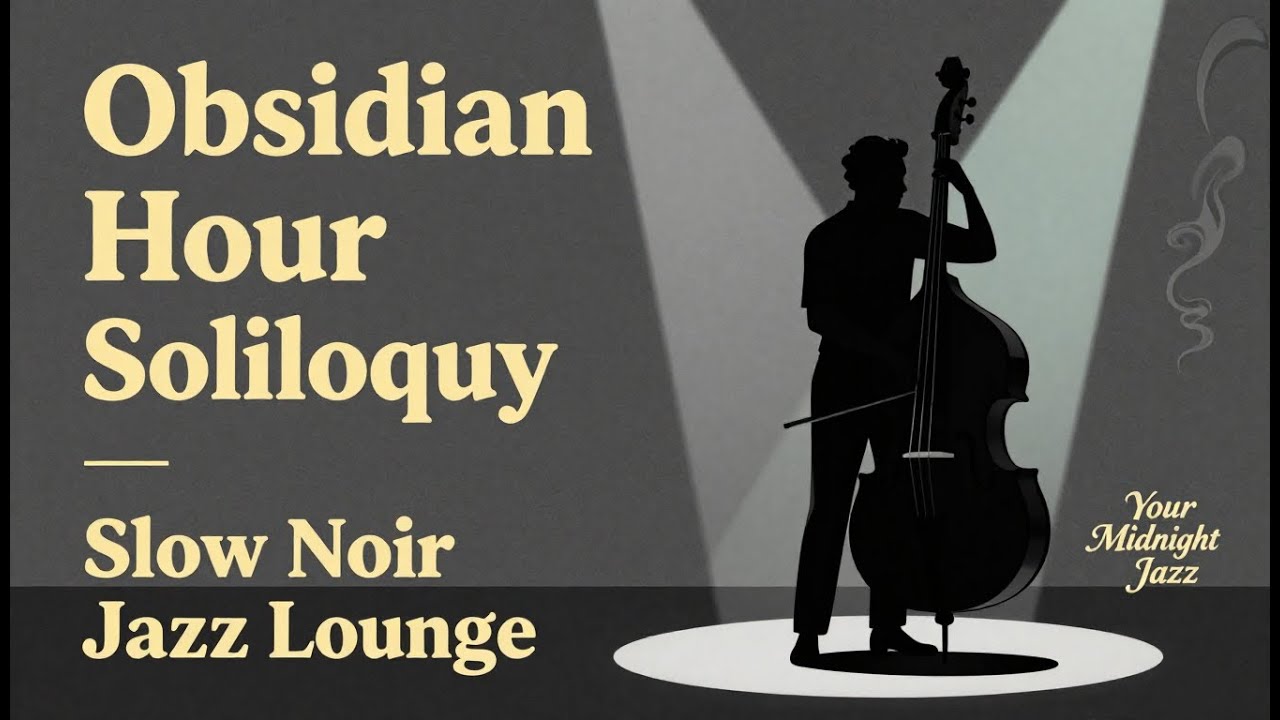 Obsidian Hour Soliloquy | Slow Noir Jazz Lounge