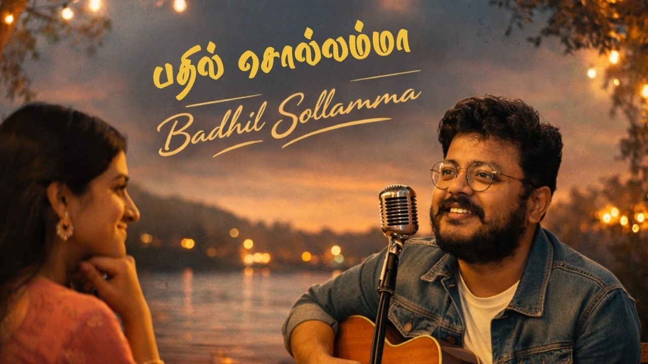 Badhil Sollamma &ndash; Official Performance Video with Lyrics | Tamil Indie Love Song 2026