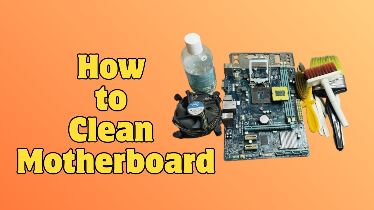 How to clean a motherboard and how to turn on a motherboard