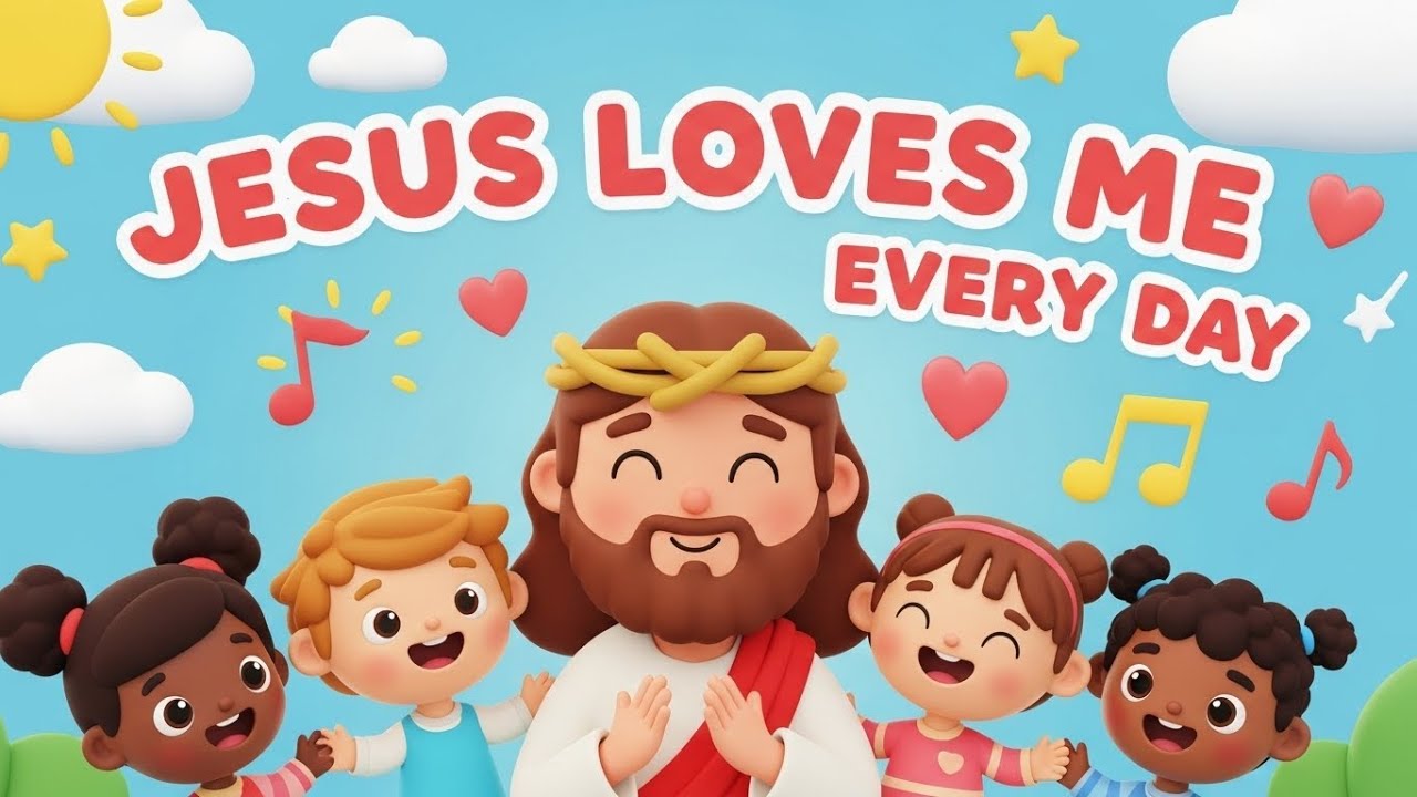 Jesus Loves Me Every Day 🎵 | Kids Christian Song | Bible Song for Children