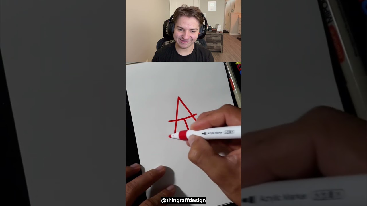 How To Graffiti Letter A 😳